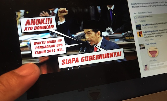 <i>Meme</i>: Ahok, Ayo Bongkar