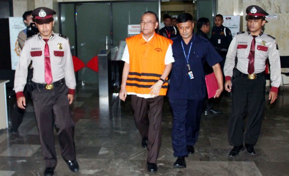 KPK Tahan Anak Buah Alex Noerdin di Rutan Guntur