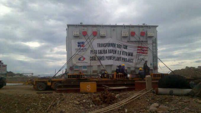 KSOP Banten Larang PT Lestari Bongkar Trafo Seberat 450 Ton