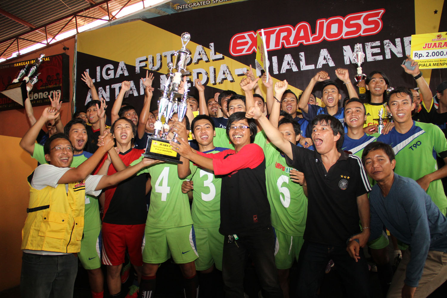 Bungkam TVRI, Lampu Hijau Juara Liga Futsal Piala Menpora
