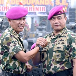 Laksamana TNI Ade Supandi Diangkat Sebagai Warga Kehormatan Marinir