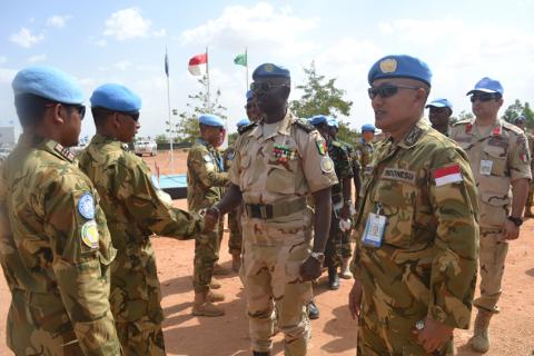 Jenderal Unamid Bangga Lihat Pasukan TNI Bermoril Tinggi dan Profesional