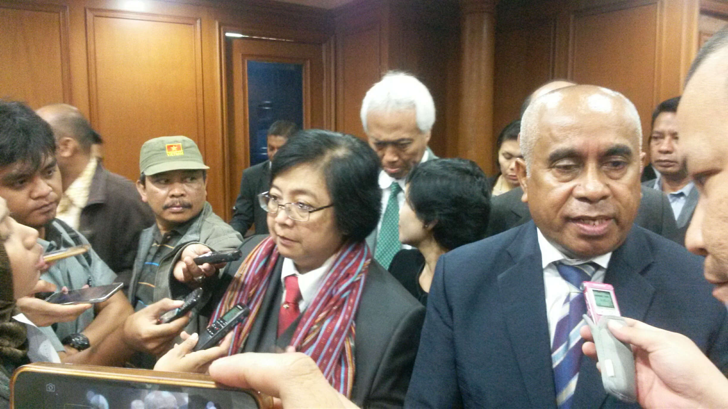 Siti Nurbaya Terima Kunjungan Menko Ekonomi Timor Leste