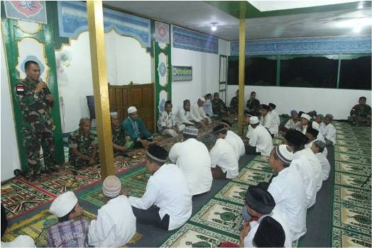 Jelang Purna Tugas, Satgas Pamtas RI-PNG Gelar Doa Bersama Anak Yatim