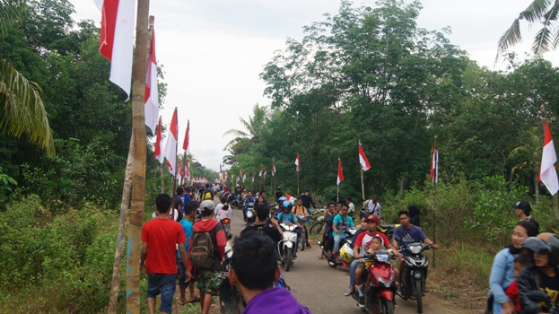 Kodim 1202/Skw dan All Bikers Pecahkan Rekor MURI