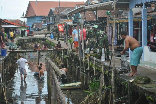 Dandim 1207/BS: Budayakan Gotong Royong