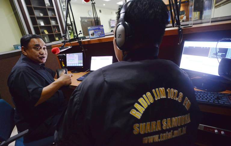 Ketum PWI Bicara HPN 2016 di Radio <i>JJM Suara Samudra</i>