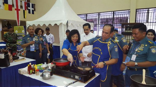 Produk Hasil Pembekalan Keterampilan Prajurit AL Dipamerkan