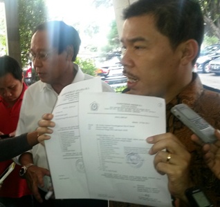 Djan Faridz Dampingi Pengacara SDA Ke Bareskrim