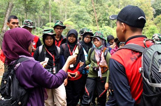 Konservasi Ciwidey Jadi Tempat Praktek Peserta Ekspedisi NKRI Bidang Flora Fauna