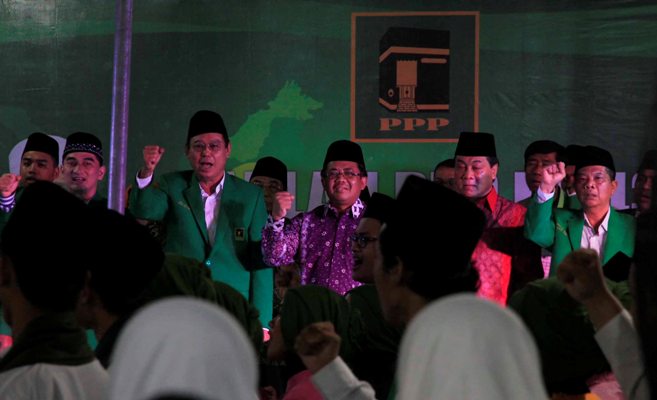 Romi Cs Di Perumahan DPR, Kubu Djan Gelar Harlah Di Kantor PPP