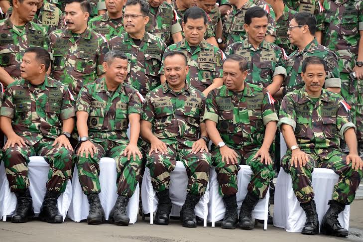 Komandan Marinir Ikuti Apel Komandan Satuan TNI