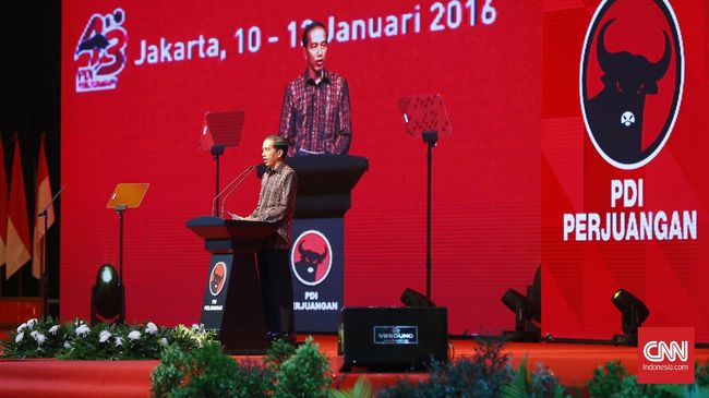 Jokowi: Saya Bangga Dengan PDI Perjuangan