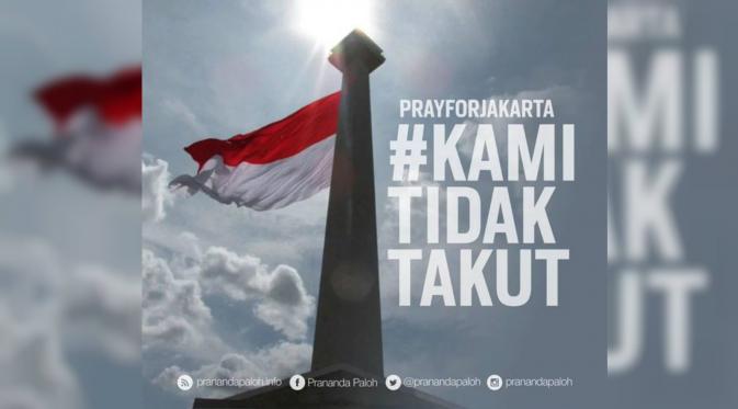 #KamiTidakTakut, Kesigapan Aparat Membuat Kecemasan Netizen Berkurang