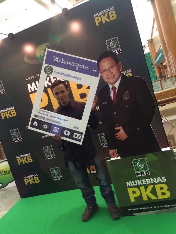 Bingkai Sosmed Jadi Favorit Peserta Mukernas PKB Berselfie