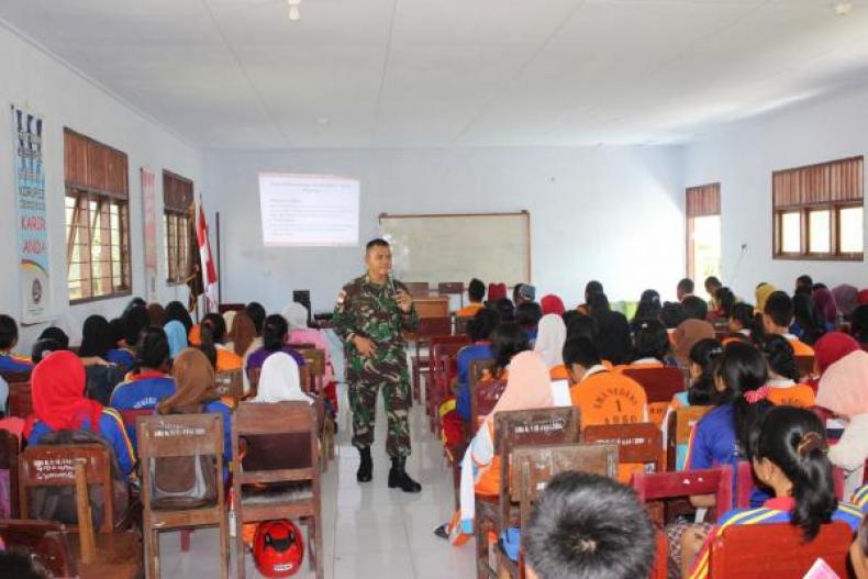 Kostrad Rutin Penyuluhan Bahaya Narkoba Di Kabupaten Keerom