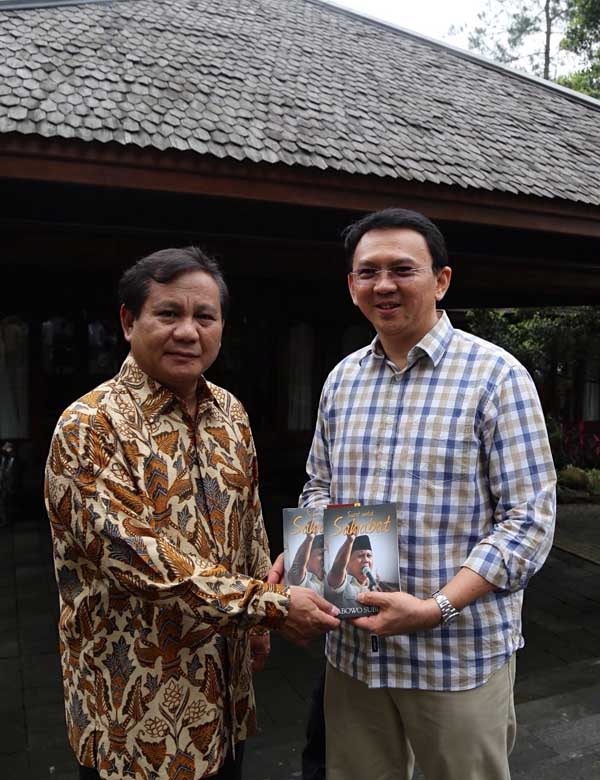 Ternyata Ahok Biasa Makan Siang Bareng Prabowo Subianto