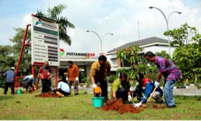 Pertagas Tanam 10 Ribu Pohon Di Hari Bumi