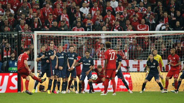 Babak I, Bayern Unggul 1-0 Atas Atletico