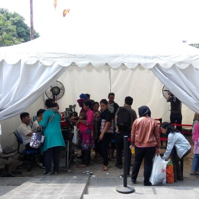 Kini Stasiun Tanah Abang Punya Loket Bayangan