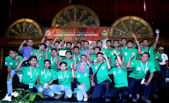 Kukuhkan Pemuda Anti Narkoba