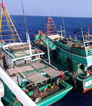 Tujuh Kapal Berbendera Vietnam Ditangkap Di Natuna