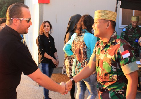 Indobatt Buka Bersama Tokoh Lebanon