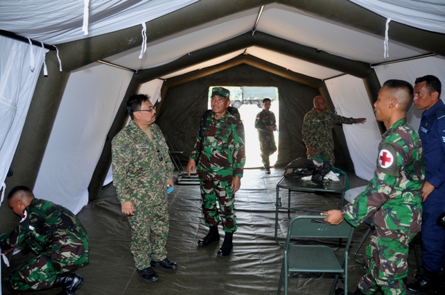 Wadirlat Latgabma Malindo Cek Perlengkapan Latihan