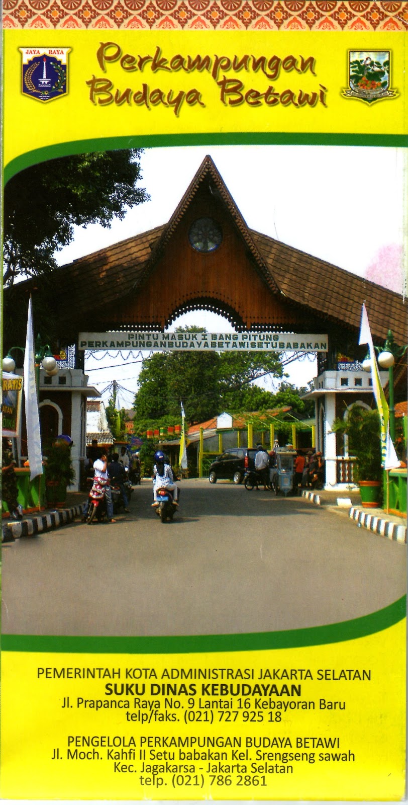 Di Setu Babakan Masih Kurang Tong Sampah Dan Seni Betawi