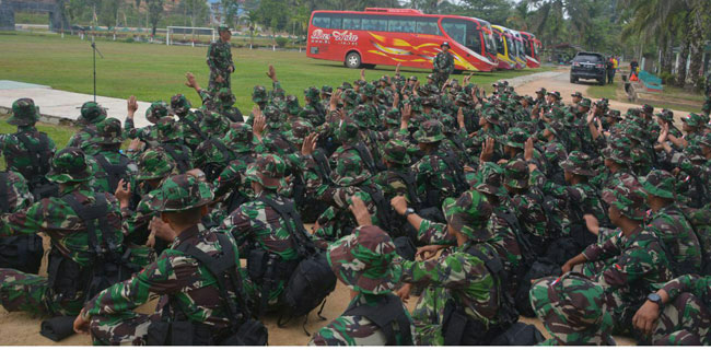 Kodam XII/Tpr Kirim Pasukan Ke Malaysia