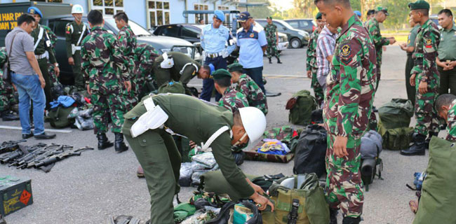 40 Prajurit Kodam XII/Tpr Kembali Dari Satgas Tinombala