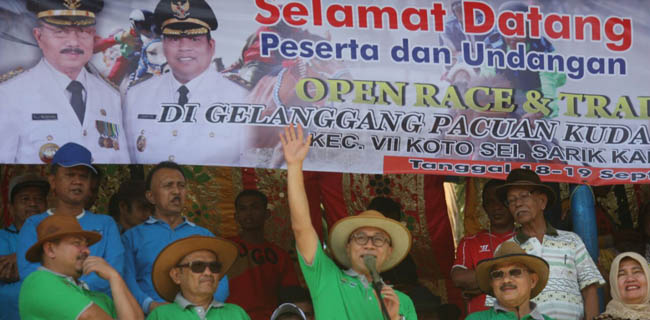 Ketua MPR Berharap Olahraga Pacuan Kuda Dapat Dilestarikan