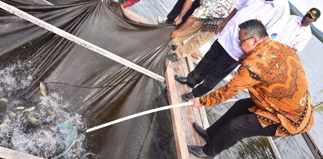 Nelayan Danau Sentani Bangun Pabrik Pengolahan Pakan Ikan