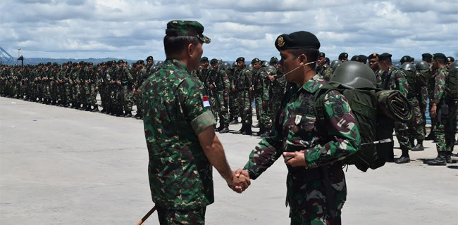 Usai Bertugas 10 Bulan di Papua, 470 Prajurit Dipulangkan