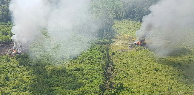 Satgas Karhutla Riau Bertekad Perangi Perambah Hutan