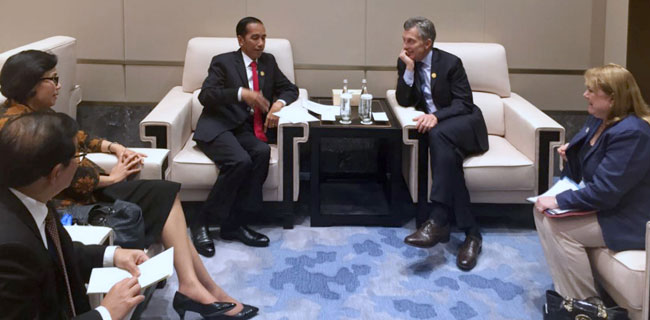 Bertemu Presiden Argentina, Jokowi Berbagi Cerita Soal Penghapusan Subsidi BBM