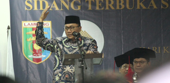 Ketua MPR Ajak Mahasiswa ITERA Kuasai Iptek