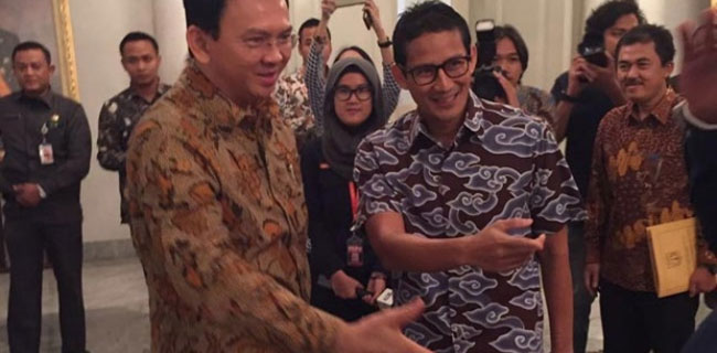 Soal Pembuktian Terbalik, Sandiaga Ajak Ahok Bareng Ke Notaris