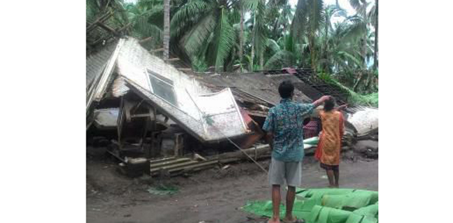 Dua Dusun Di Pangandaran Diterjang Puting Beliung