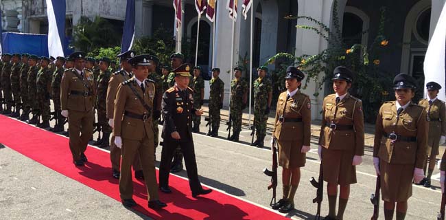 Kapolri Bahas Terorisme Dengan Kepolisian Srilangka