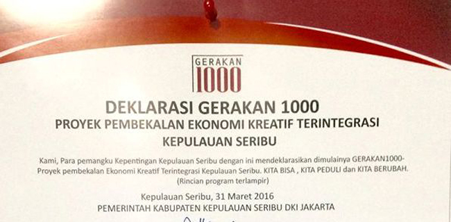 Film Karya Sineas Muda Tentang Gerakan1000 Siap Menggebrak Pasar