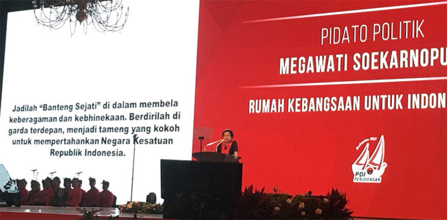 Pidato Yang Dibacakan Megawati Ditulis Kelompok Anti-Islam?