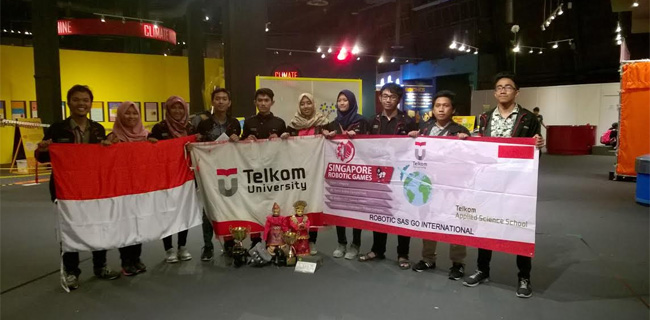 Telkom University Juarai Kompetisi Robot Internasional