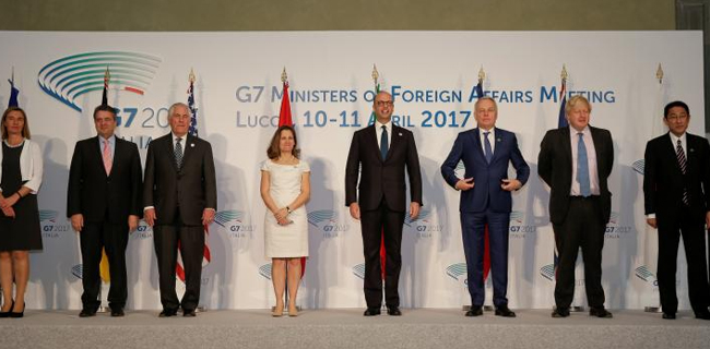 G7 Sepakat Isolasi Assad Dan Tekan Rusia