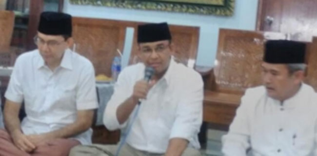 Anies Baswedan Terharu Atas Dukungan Kiai dan Warga NU DKI Jakarta