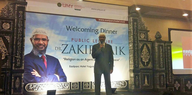 Tiba Di Yogya Minggu Malam, Zakir Naik Langsung Dijamu BPH UMY