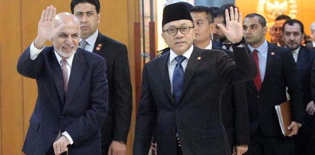 Pimpinan MPR Terima Kunjungan Kehormatan Presiden Afghanistan
