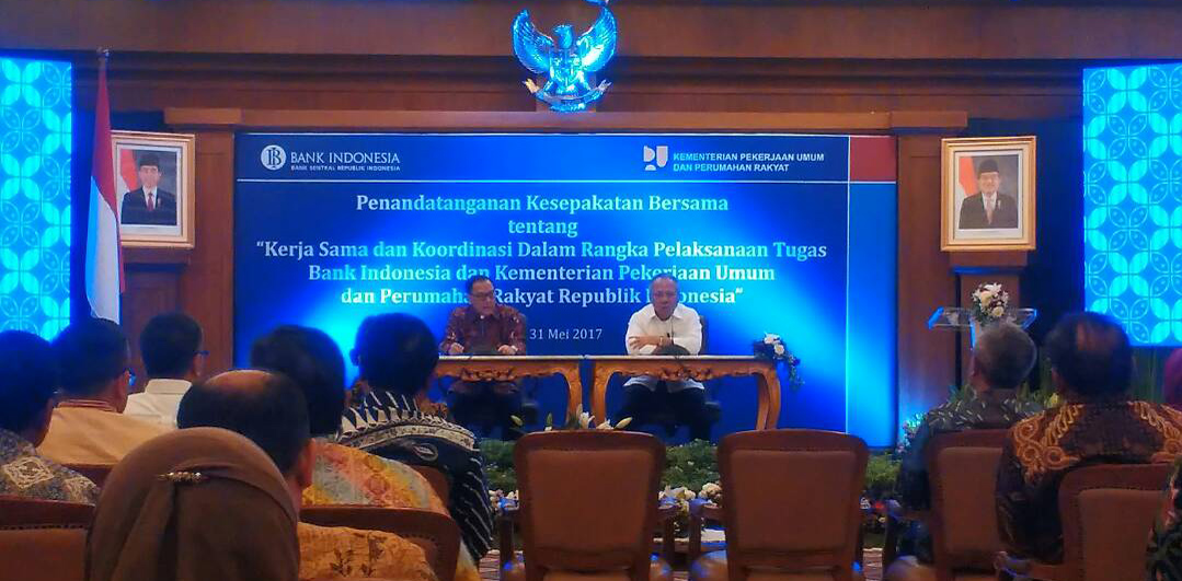 Kementerian PUPR Dan BI Jalin MoU Tol Non Tunai