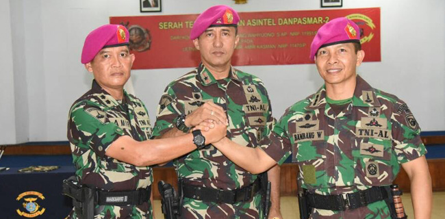 Letkol Marinir Amir Kasman Resmi Jabat Asintel Danpasmar-2