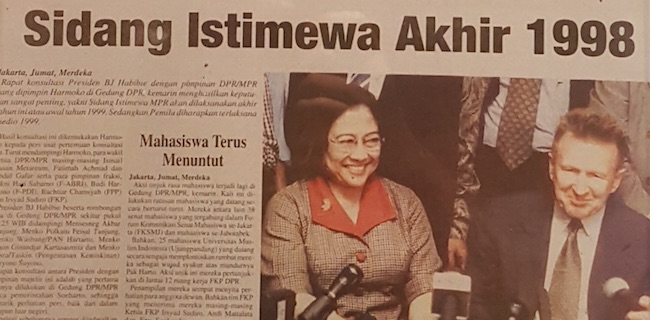 Mengenang Reformasi 1998, Foto Megawati dan Hubert Neiss Ikut Dipamerkan